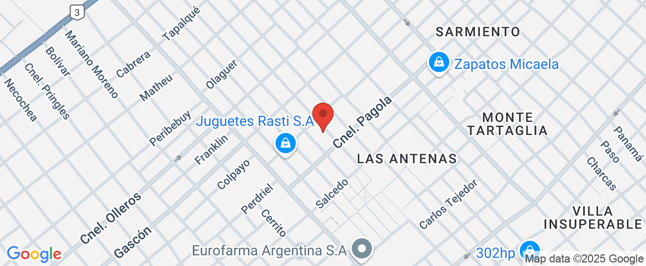 Mapa de la ubicación