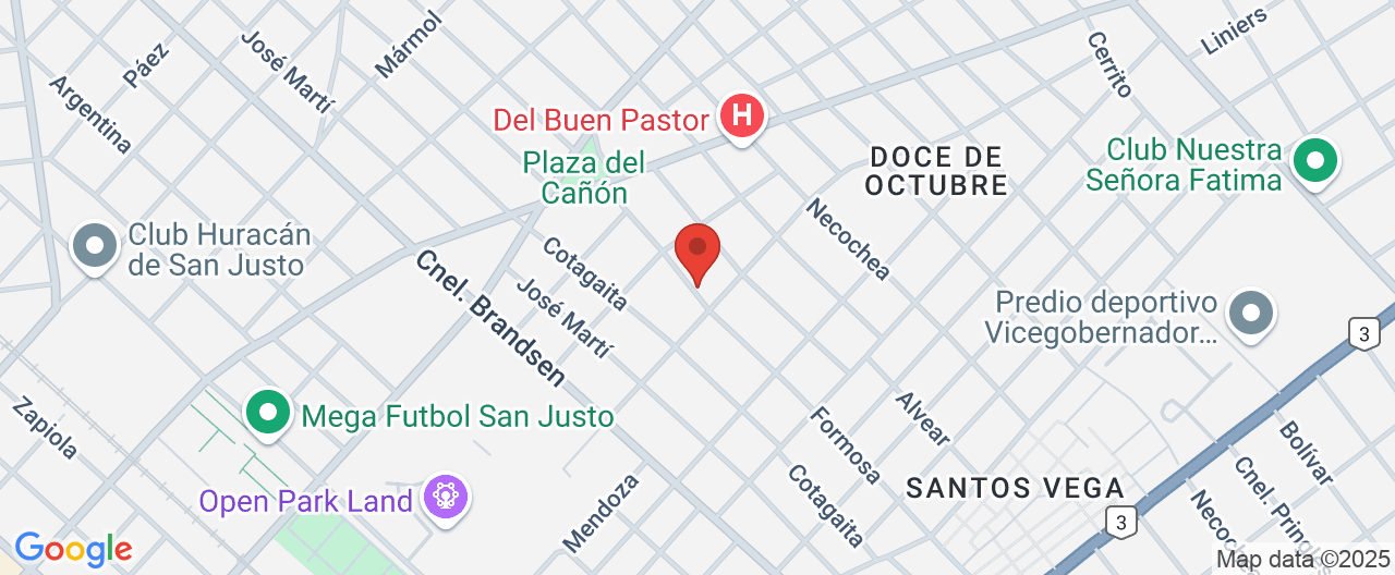 Mapa de la ubicación