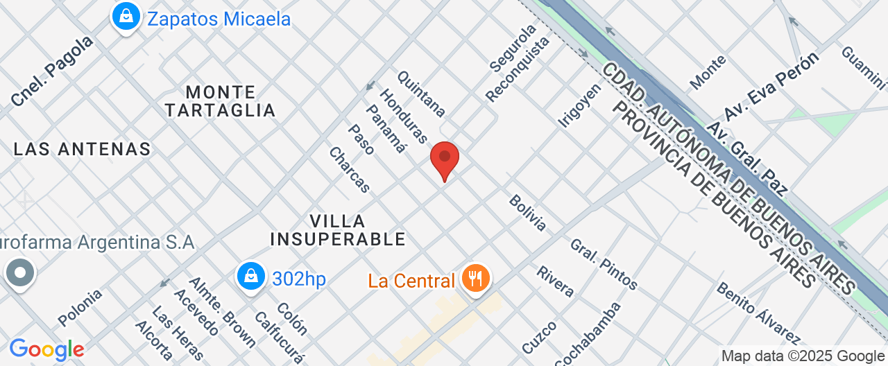 Mapa de la ubicación