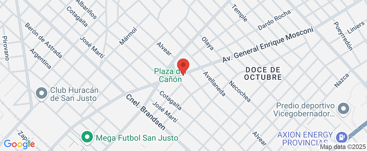 Mapa de la ubicación