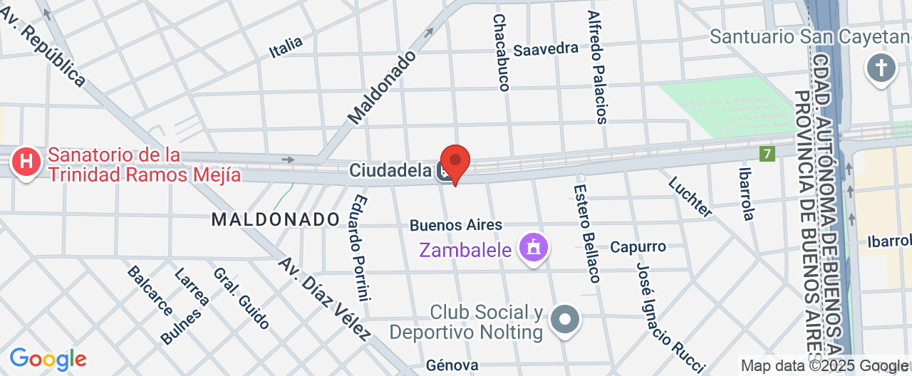 Mapa de la ubicación