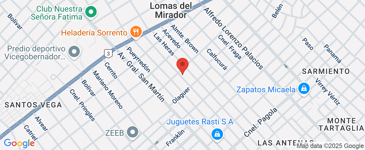 Mapa de la ubicación