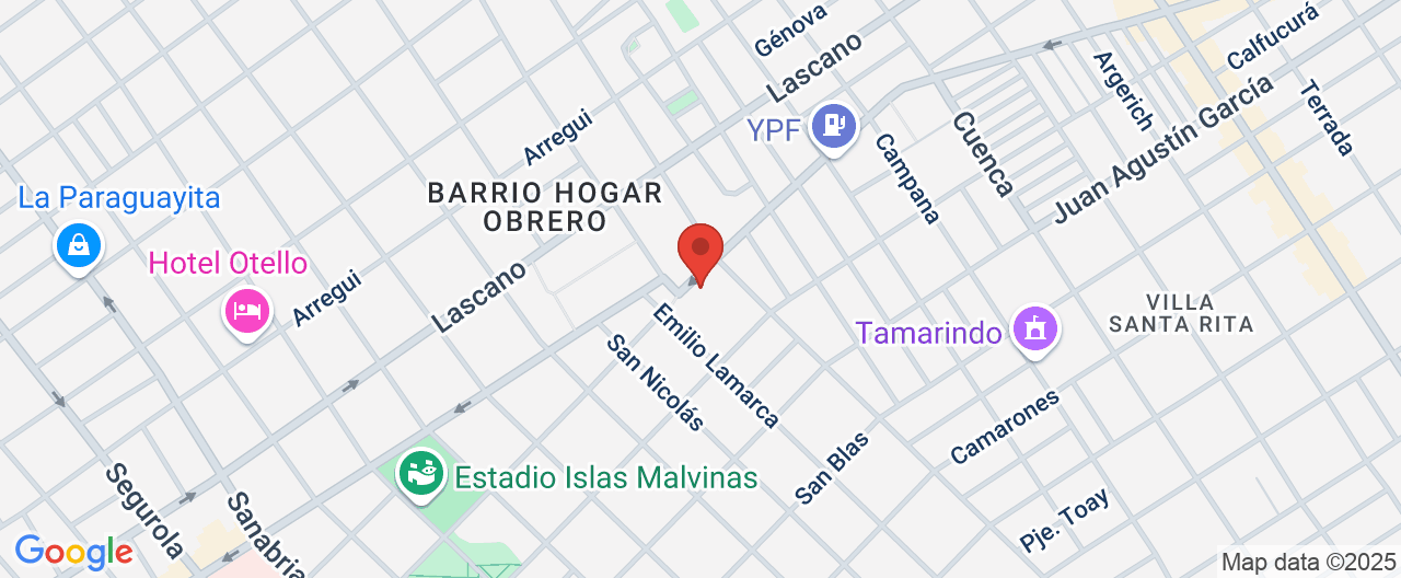 Mapa de la ubicación