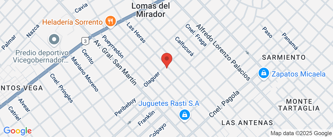 Mapa de la ubicación