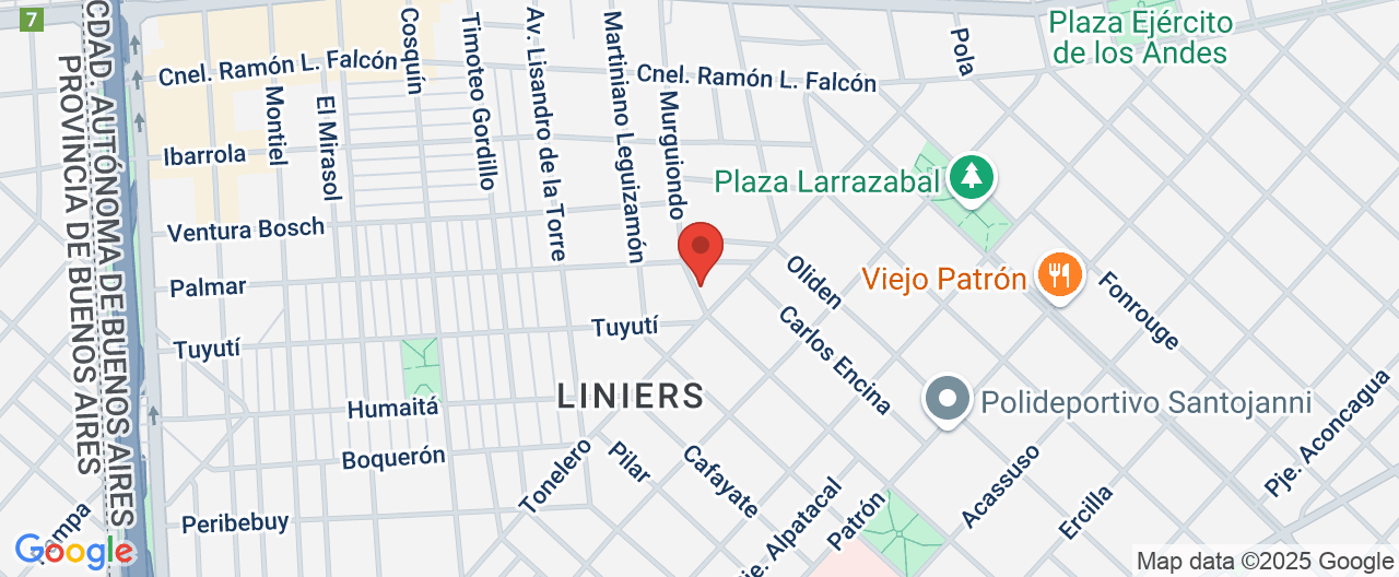 Mapa de la ubicación