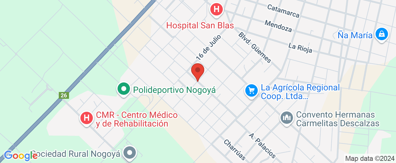Mapa de la ubicación
