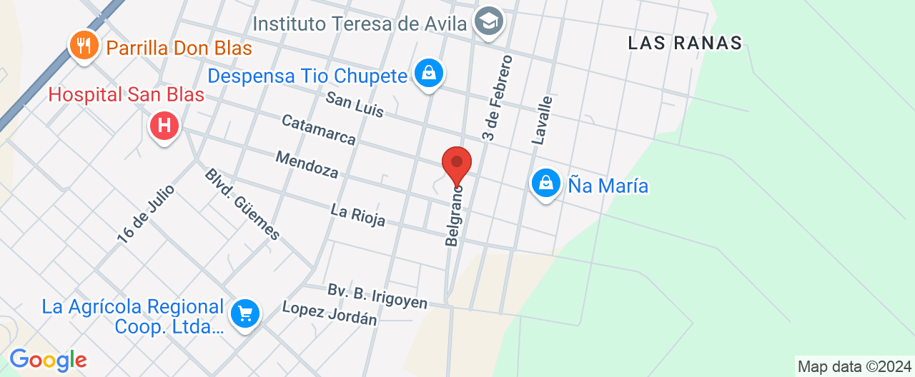 Mapa de la ubicación