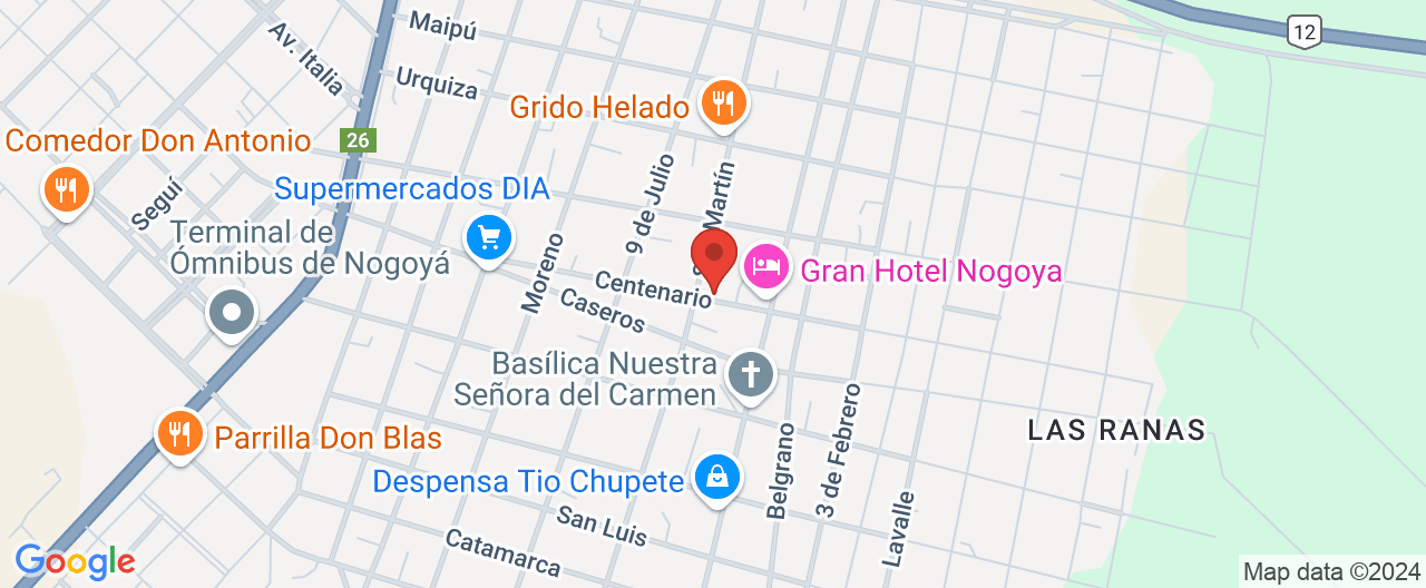 Mapa de la ubicación