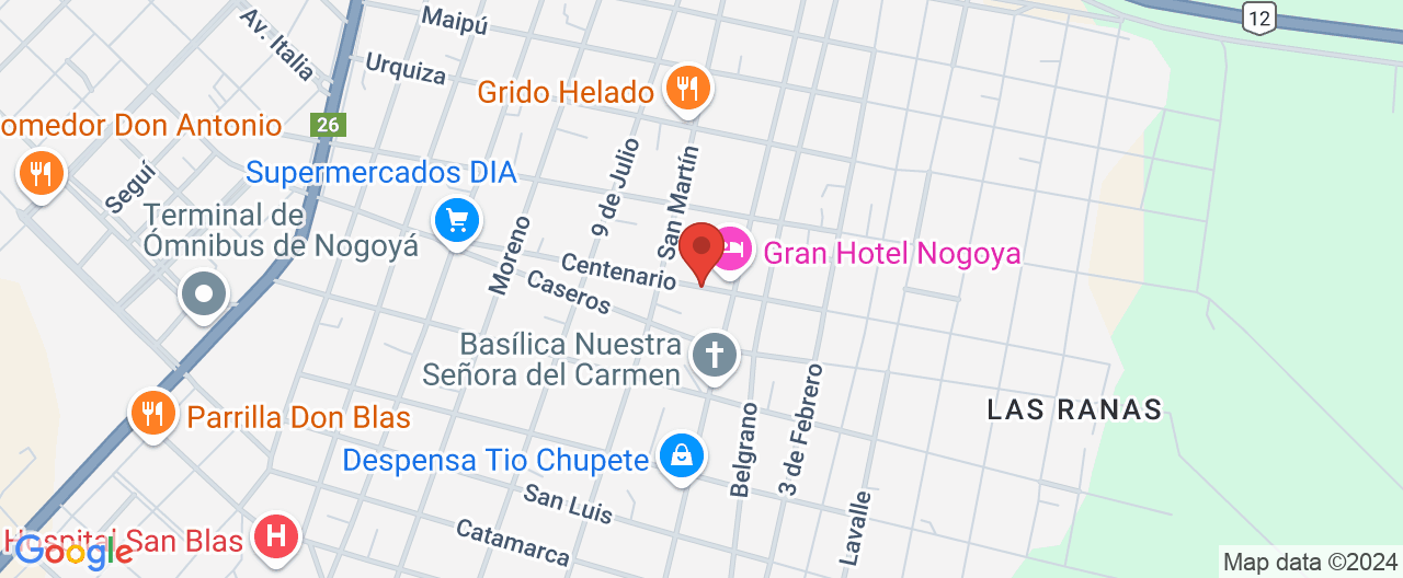 Mapa de la ubicación