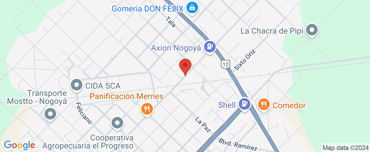 Mapa de la ubicación