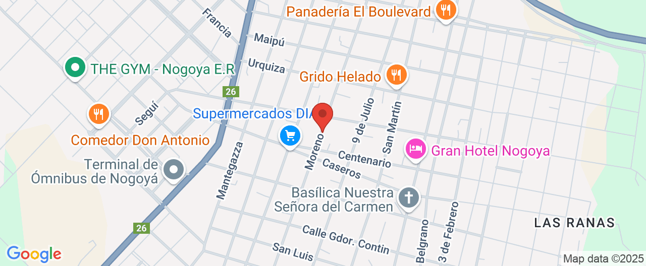 Mapa de la ubicación