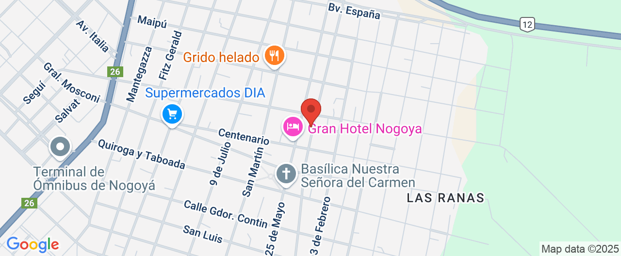 Mapa de la ubicación