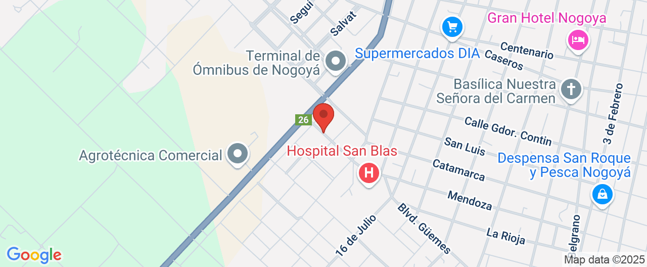 Mapa de la ubicación