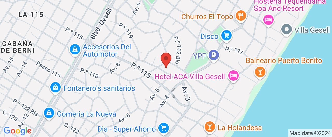 Mapa de la ubicación