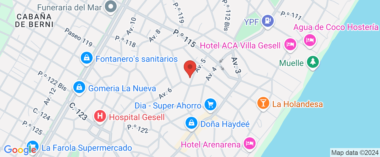 Mapa de la ubicación