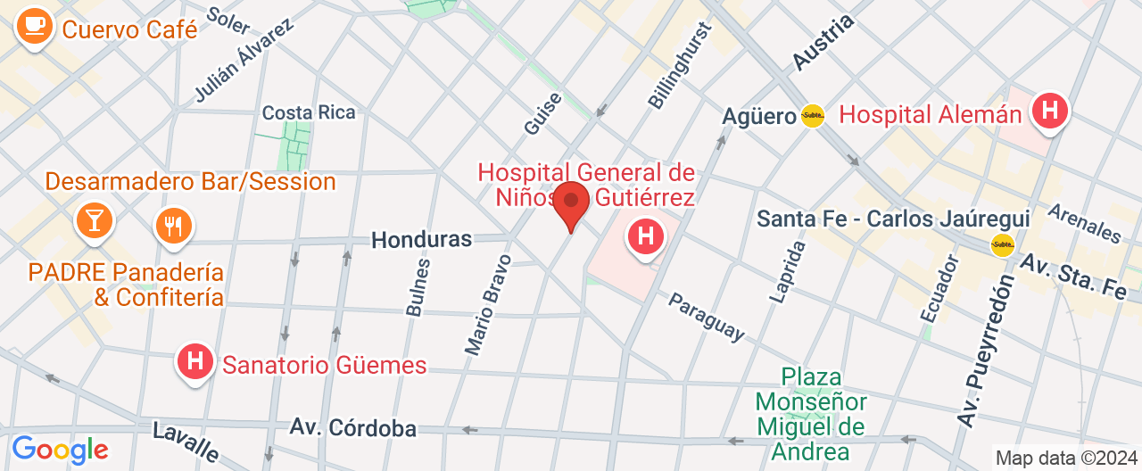 Mapa de la ubicación
