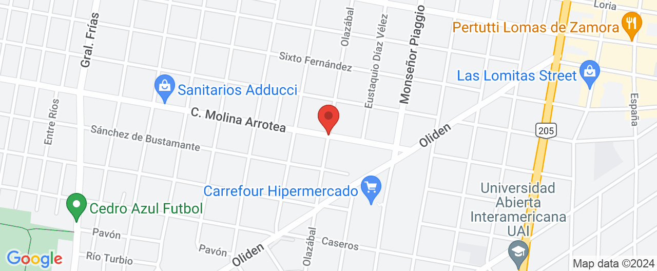 Mapa de la ubicación