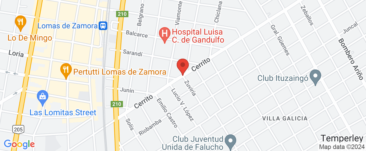 Mapa de la ubicación
