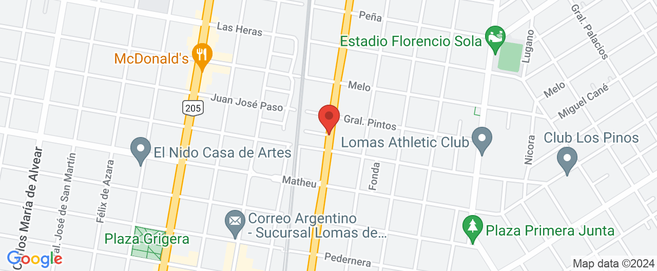 Mapa de la ubicación