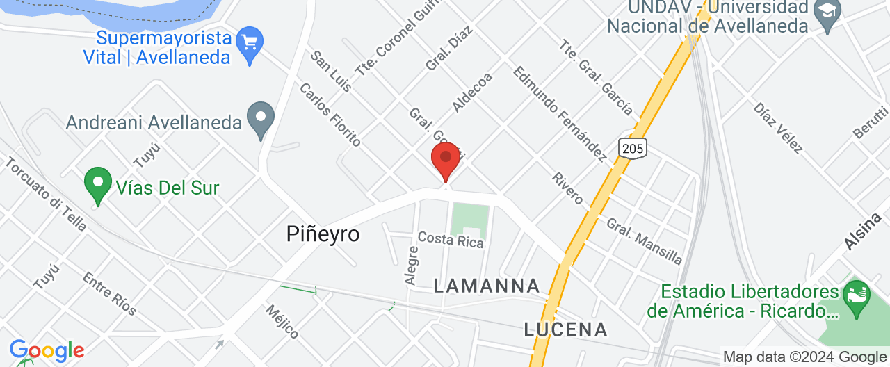 Mapa de la ubicación