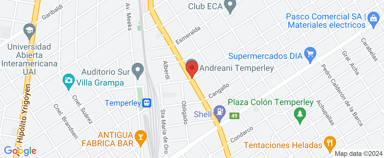 Mapa de la ubicación