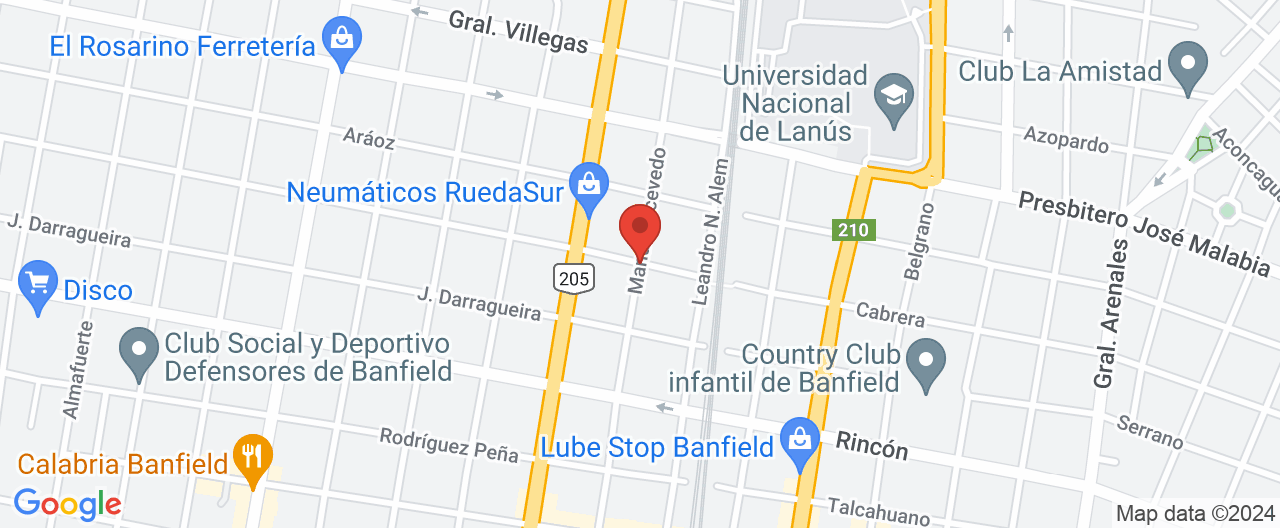 Mapa de la ubicación