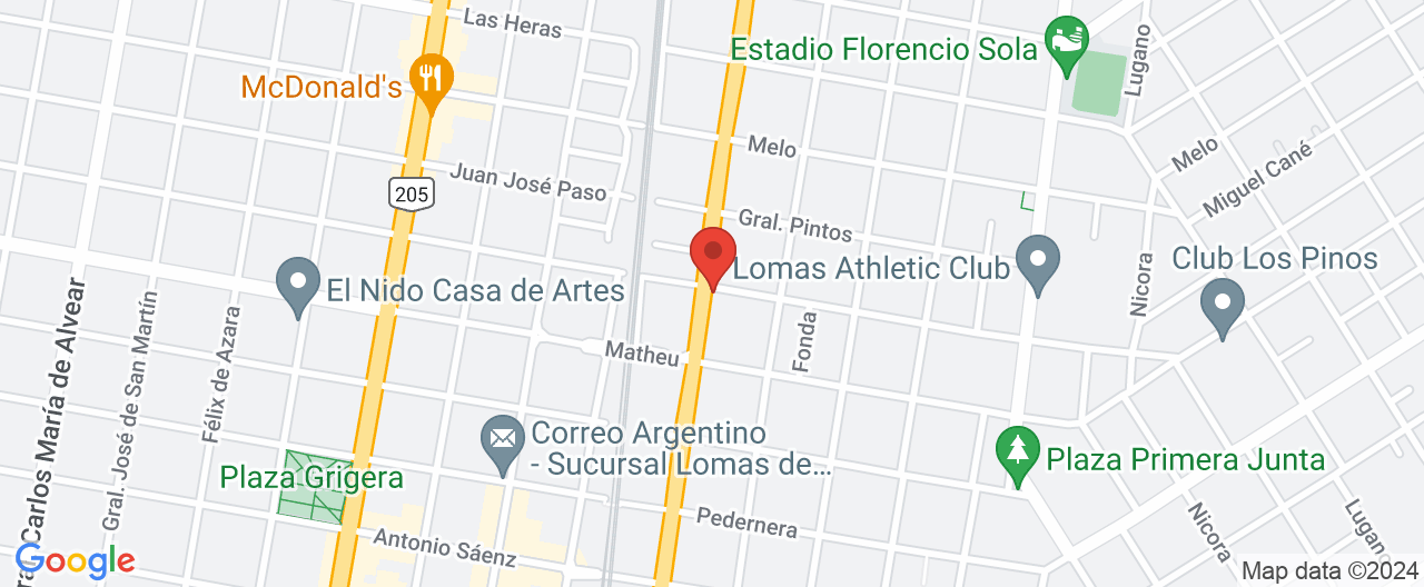 Mapa de la ubicación