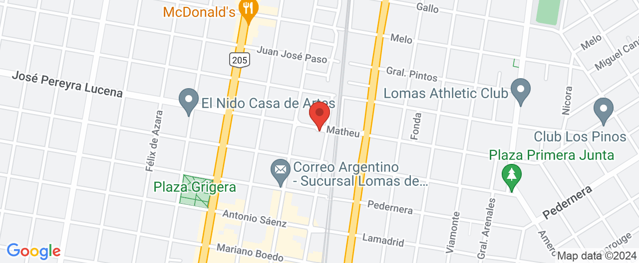 Mapa de la ubicación