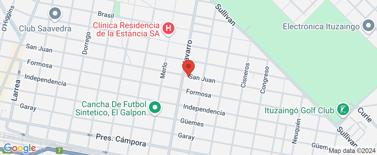 Mapa de la ubicación