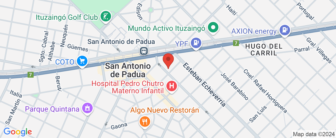 Mapa de la ubicación