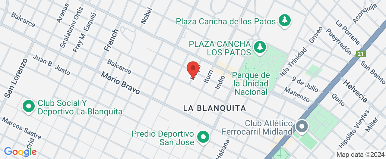 Mapa de la ubicación
