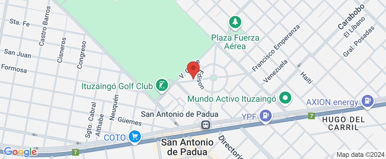 Mapa de la ubicación