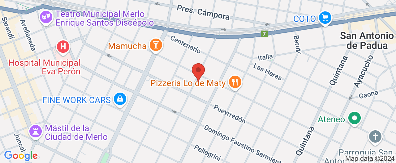 Mapa de la ubicación