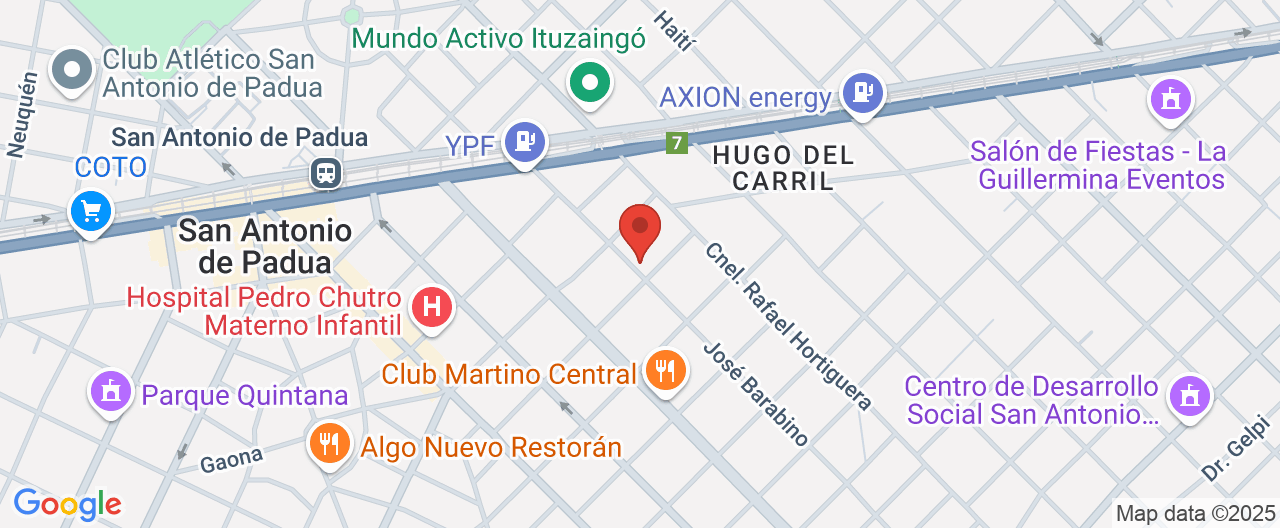 Mapa de la ubicación