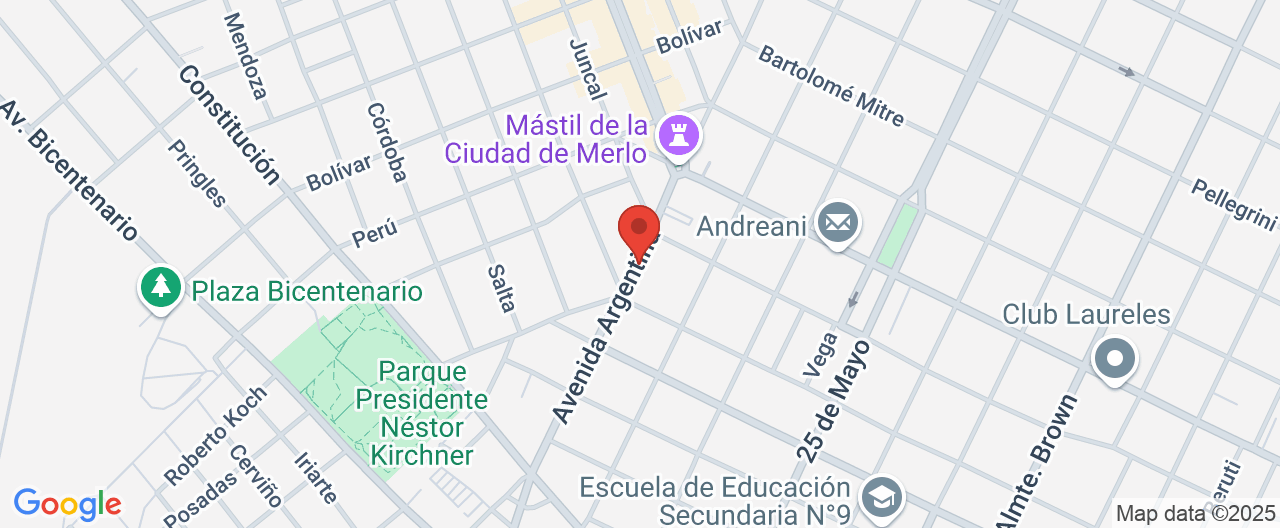 Mapa de la ubicación