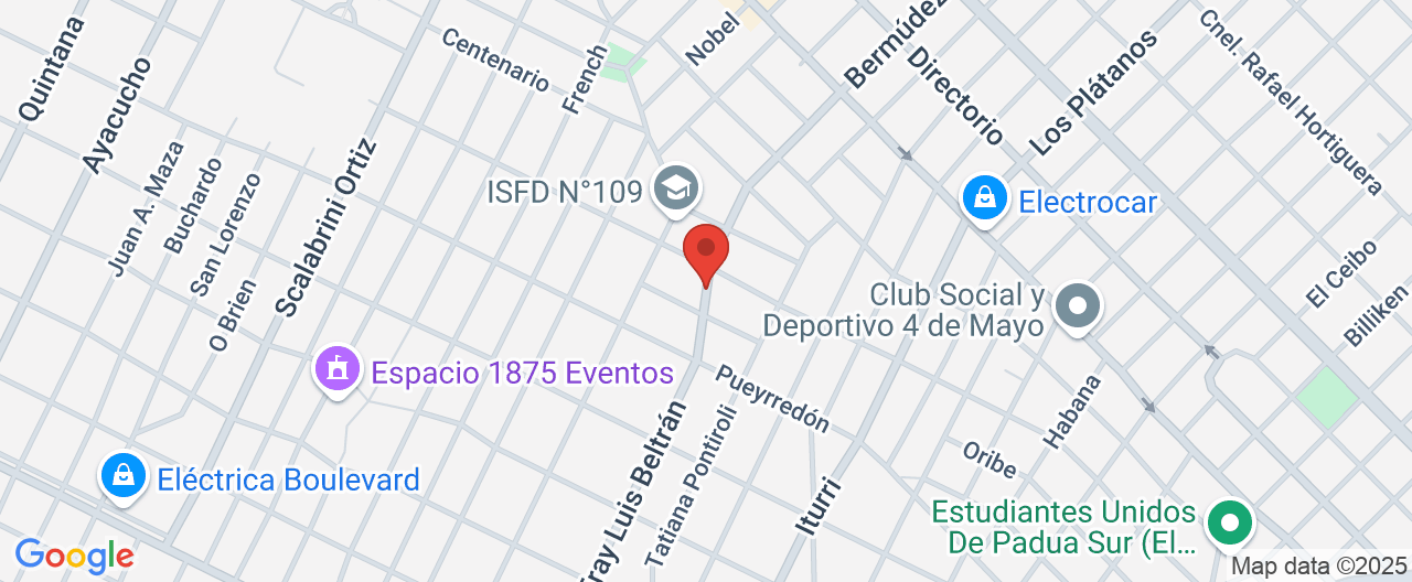 Mapa de la ubicación