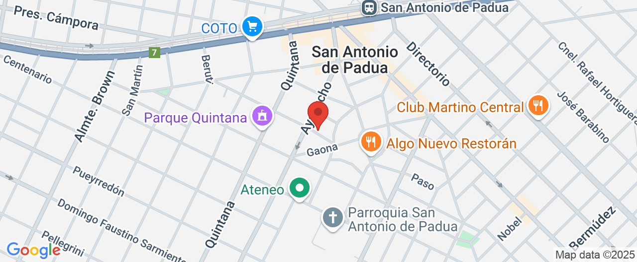 Mapa de la ubicación