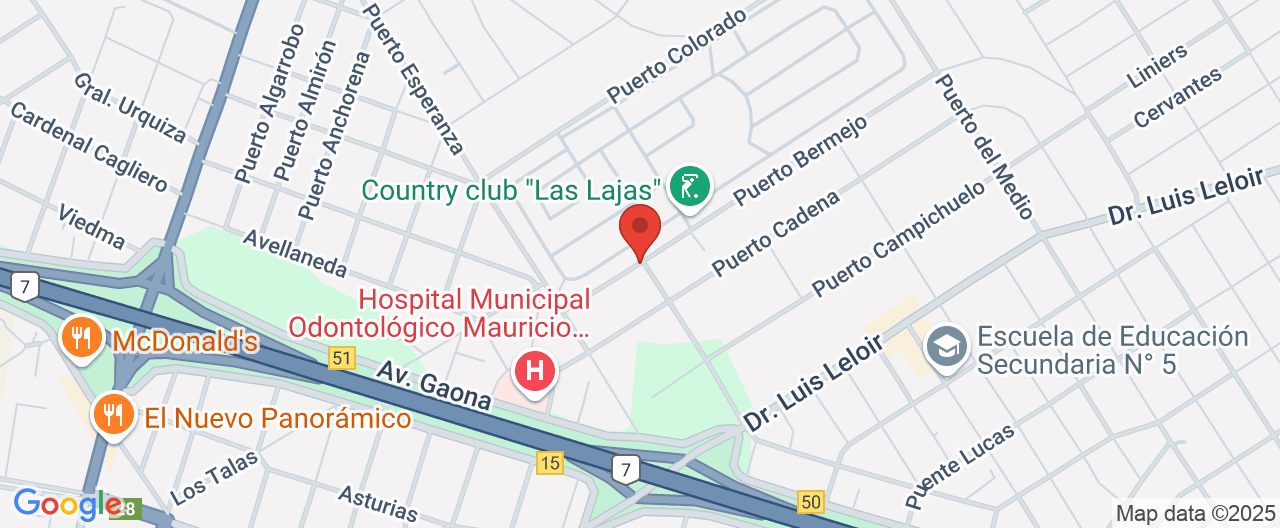Mapa de la ubicación