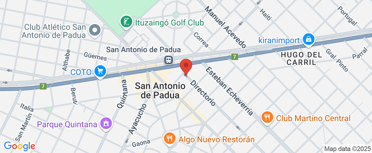 Mapa de la ubicación