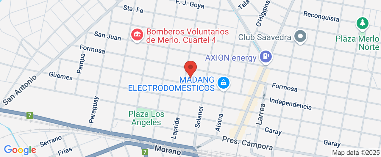 Mapa de la ubicación
