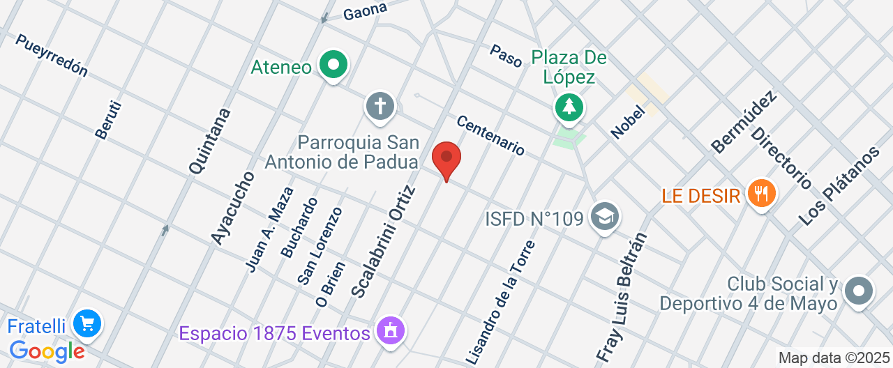 Mapa de la ubicación