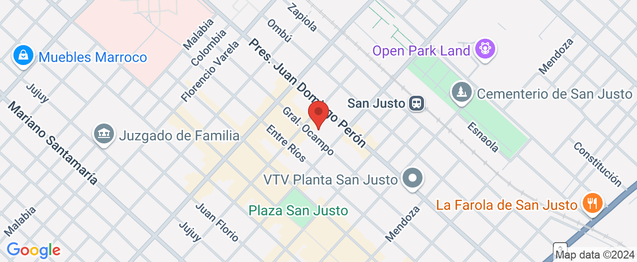 Mapa de la ubicación