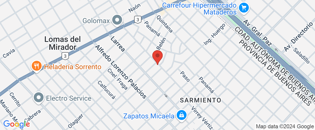 Mapa de la ubicación