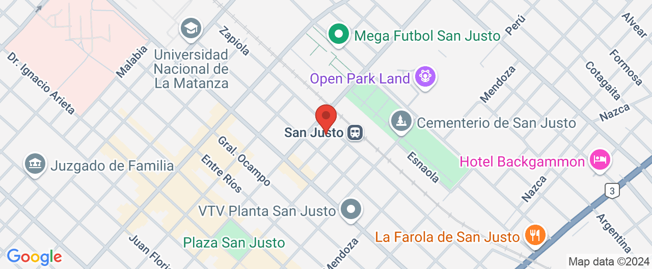 Mapa de la ubicación