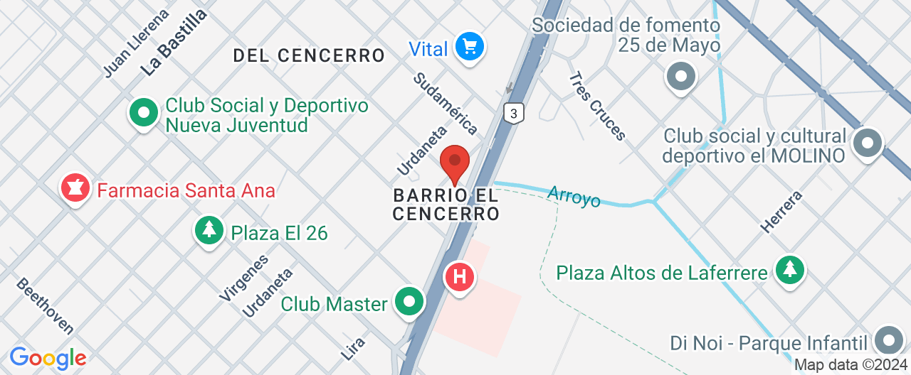 Mapa de la ubicación