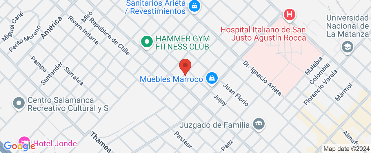Mapa de la ubicación