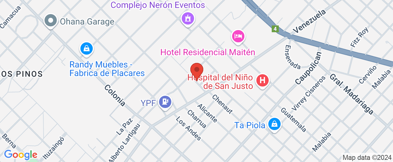 Mapa de la ubicación