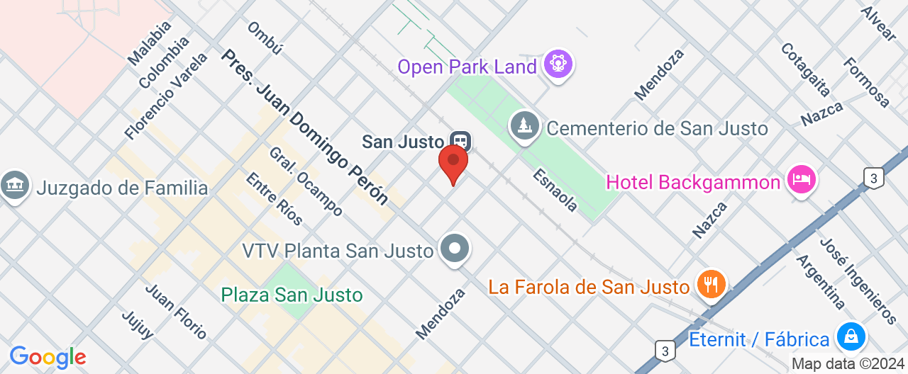 Mapa de la ubicación
