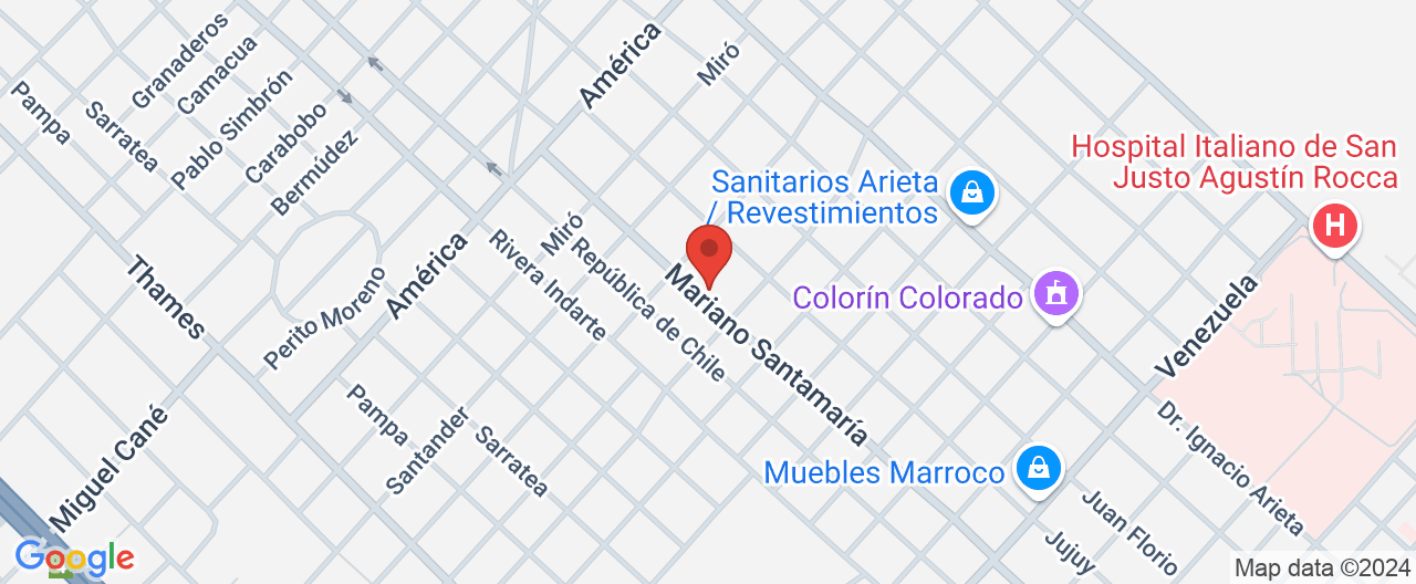 Mapa de la ubicación