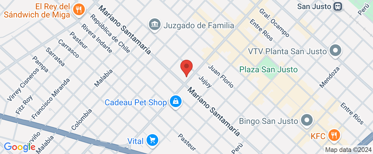 Mapa de la ubicación